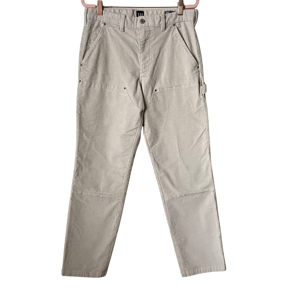 GAP Pants Mens 31x32 Carpenter Corduroy Double Knee Utility Workwear Cotton